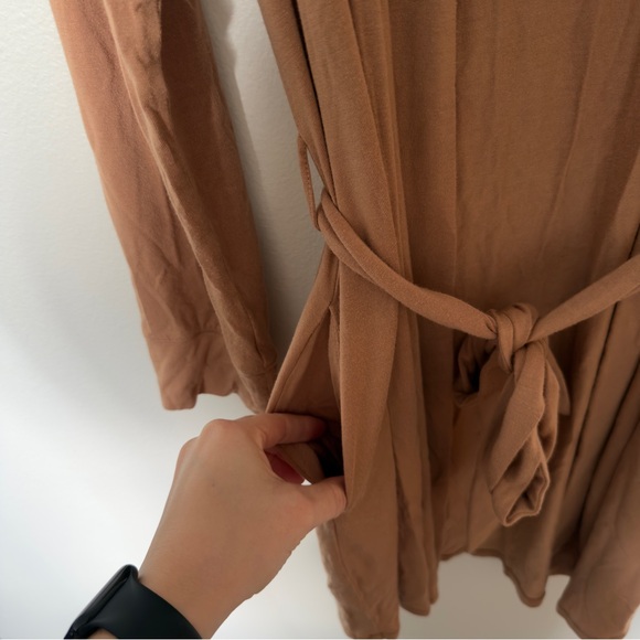 Skims sleep knit robe in Camel - Picture 5 of 6